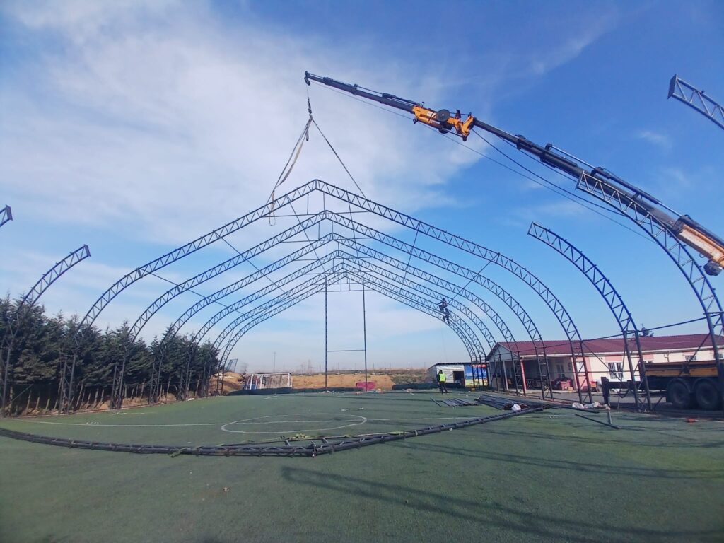 Çelik konstrüksiyon kurulumu