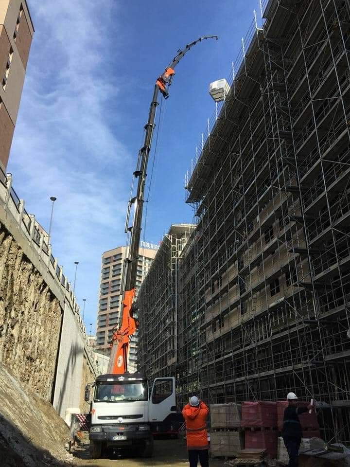 İnşaat sahası çalışması