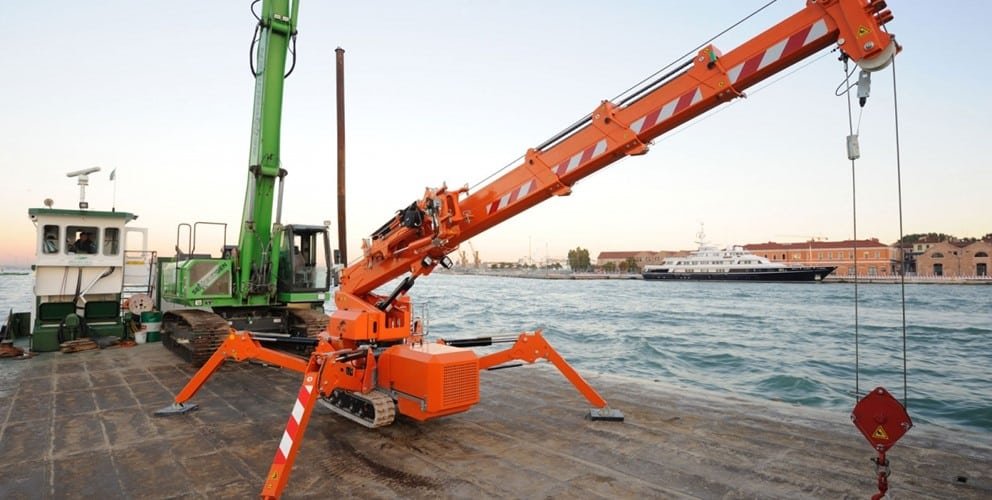 Örümcek Vinç çalışma